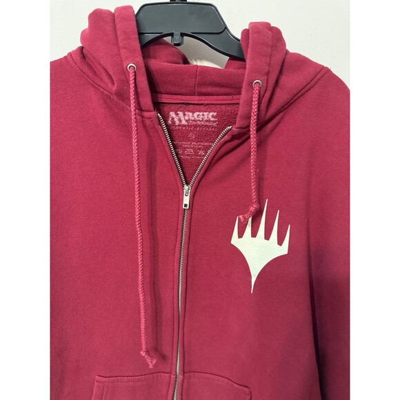 MAGIC THE GATHERING FULL ZIP HOODIE RED Xl - Picture 2 of 6